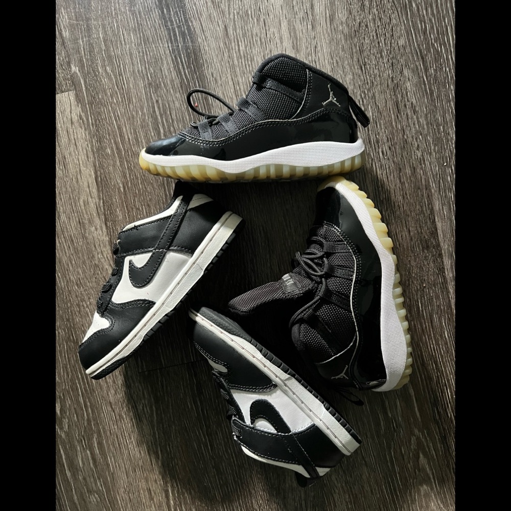 Kids Aj 11 & panda dunk low 10C